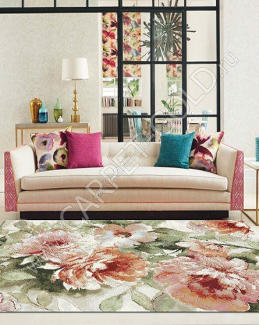 Ковер бельгийский 63421-7474 Argentum Platinum (PP Heatset Высокоплотный)