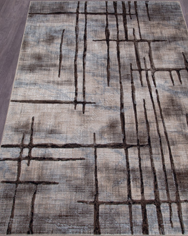 Ковер российский D717 SIERRA (Полипропилен, бежевый, серый)