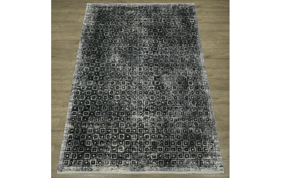 Ковер ДИЗАЙН M236I ЦВЕТ BLACK / C_DGREY