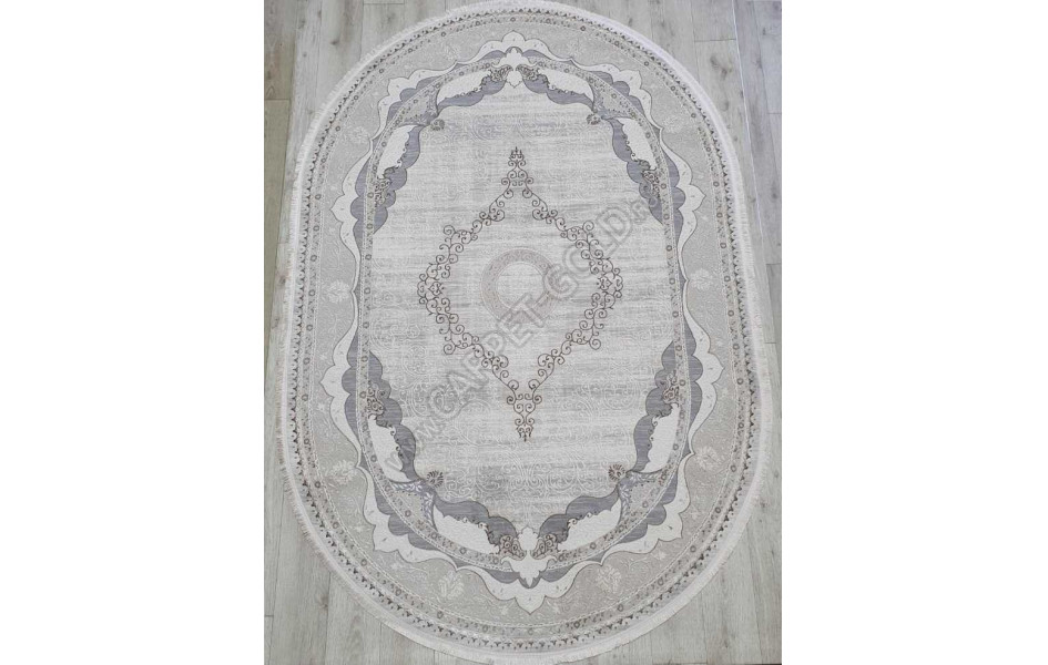 Турецкий ковер Amatis Lux 36564A OVAL D.VIZON / L.BEIGE