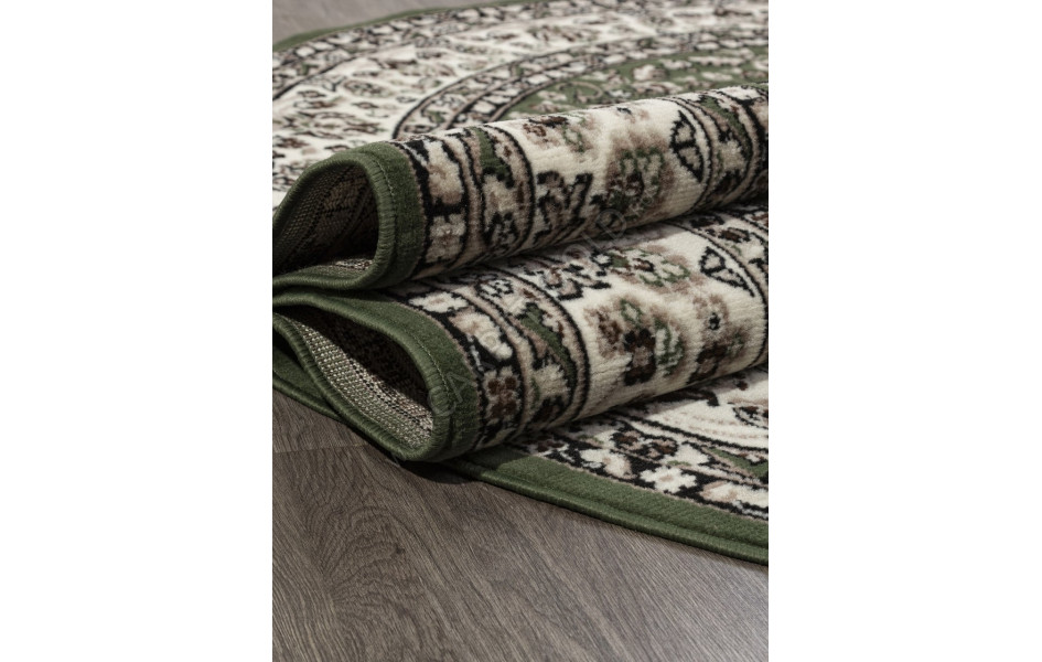 Ковер D411 - GREEN - Овал - коллекция GAVANA