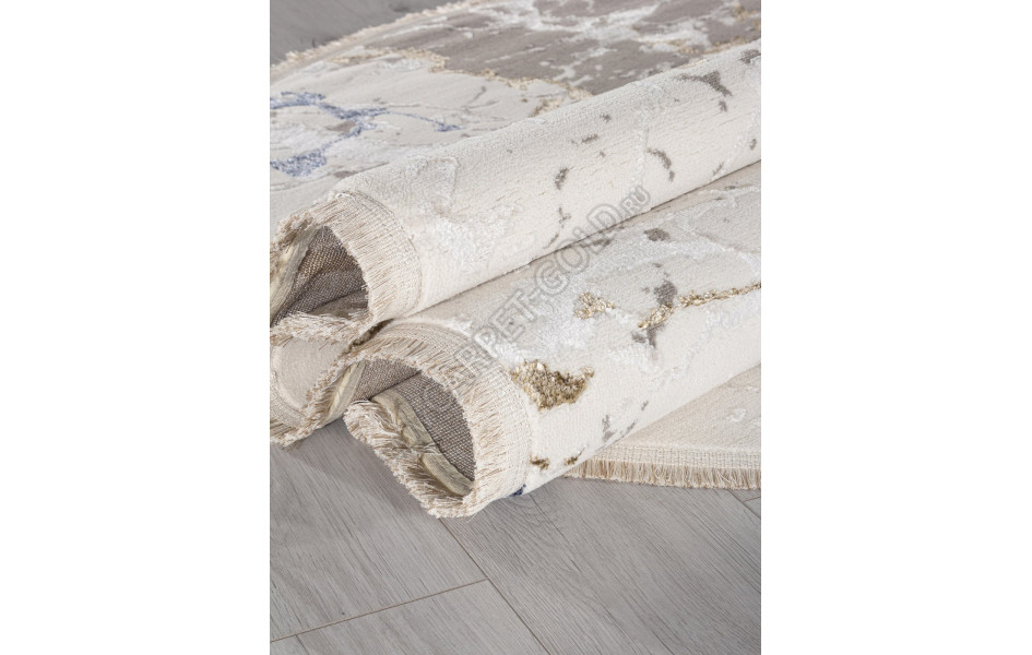 Ковер 27231A - GRY / NAVY - Овал - коллекция MOSSO